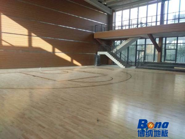 优惠的篮球运动木地板环保