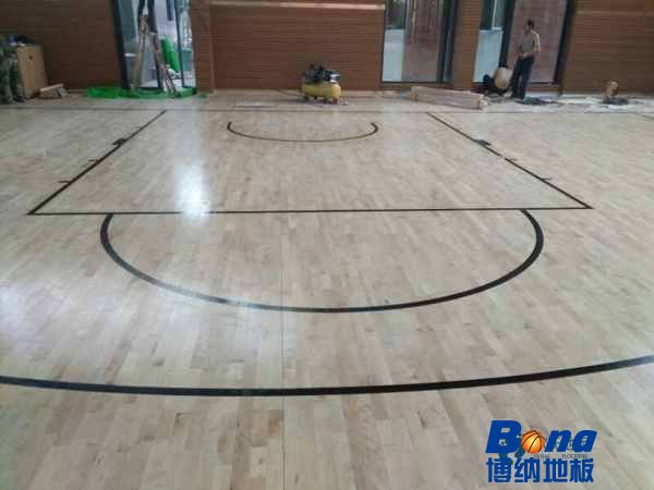 优惠的篮球运动木地板环保