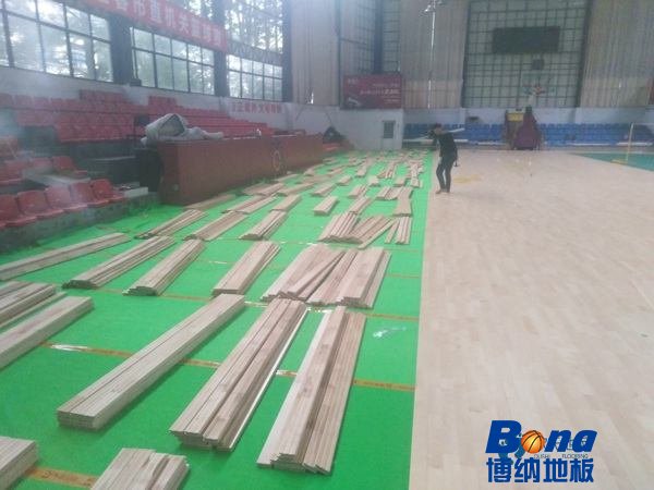 行业体育篮球木地板每平米价格