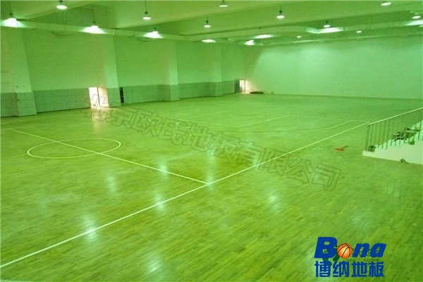 悬浮式运动木地板结构系统