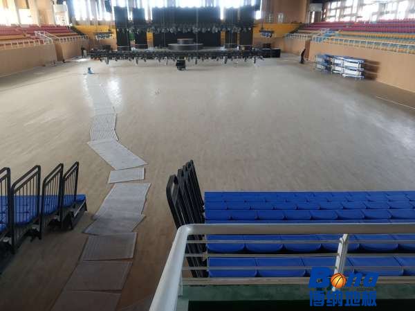 质量好篮球木地板价钱